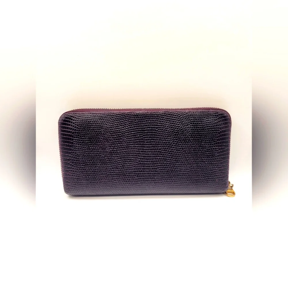 Loewe Long Zip Leather Wallet